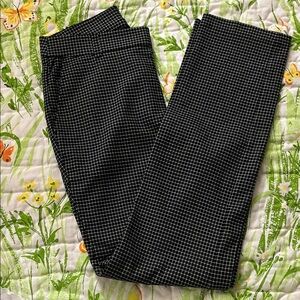 Men's Black Checkered Pants